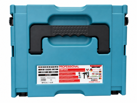 Ciocan Rotopercutor Ural Campion pe acumulator, 48V/6Ah, 2 Acumulatori, Incarcator, Manusi protectie, Accesorii Incluse, Geanta de Transport [6]