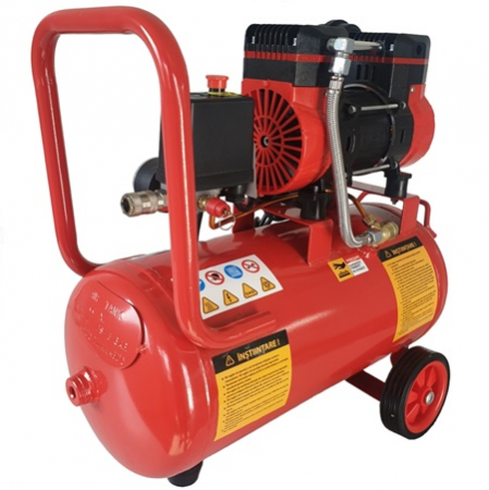 Compresor aer uscat fara ulei ELEFANT XY2824, 24L, 1.2CP, silentios, profesional [2]