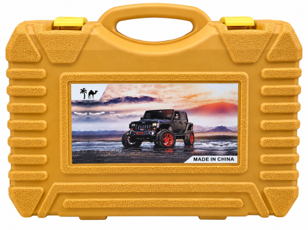 Compresor auto 12V cu 2 cilindri, manometru, kit reparatie anvelope si geanta de transport [1]