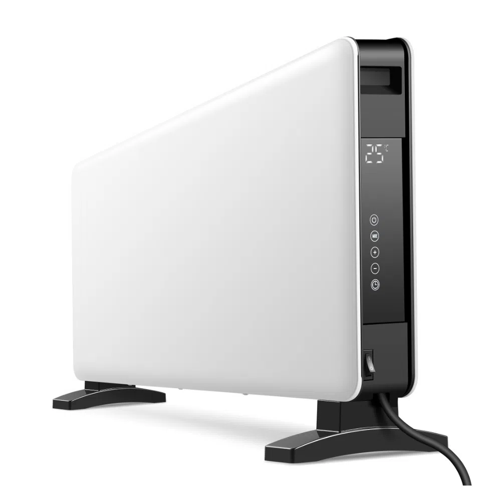 Echipamente de incalzire - Convector caldura Oliver Voltz OV51974B, 2000W, 4 trepte putere, afisaj LED, telecomanda, Alb