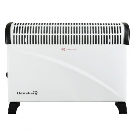Convector electric Hausberg HB-8206, 2000 W, 3 nivele de putere, termostat reglabil [1]