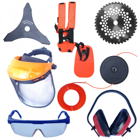 Motocoasa pe benzina CRAF-TEC 6100 ULTRA + Accesoriu Fierastrau, 6CP, 8 Accesorii, Easy Start [2]