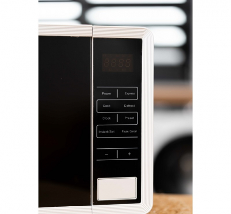 Cuptor cu microunde Oliver Voltz, 700W, 20L, 5 trepte incalzire, Timer, Functie decongelare, Alb/Negru [2]