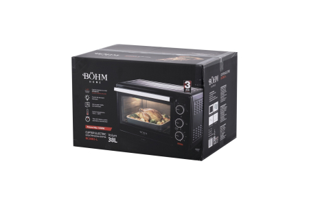 Cuptor Electric 38 L BOHM BC38B3-L, 1600 W, 100-230°C [8]