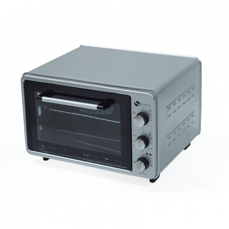 Plite, aragaze, pirostrii, Cuptoare electrice, Microunde - Cuptor electric Goldmann Saray, 1300W, 36L, Timer 90min., Temperatura reglabila 90-230 grade C, Oprire automata, Gratar, Tava rotunda, Tava dreptunghiulara