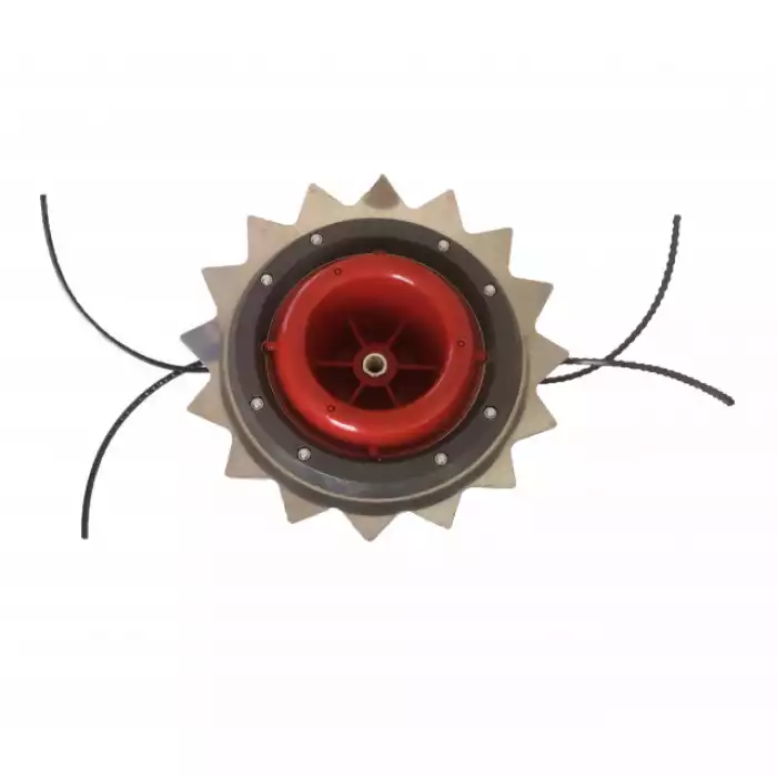Disc cu fir pentru motocoasa 2in1 (16 dinti si fir), Gri/Rosu [3]