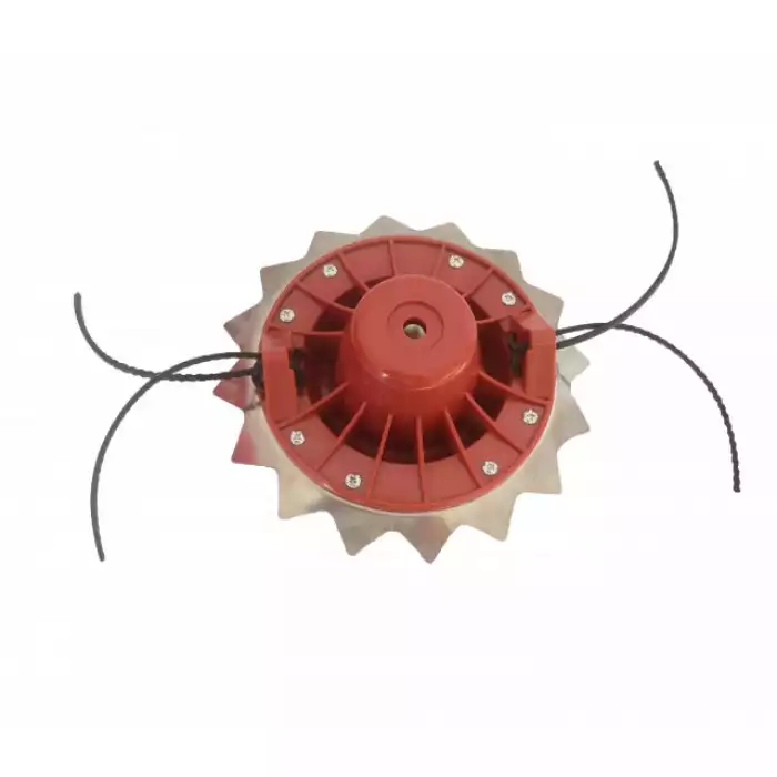 Disc cu fir pentru motocoasa 2in1 (16 dinti si fir), Gri/Rosu [2]