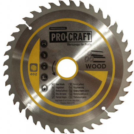 Disc diamantat pentru lemn ProCraft B125.40 [1]