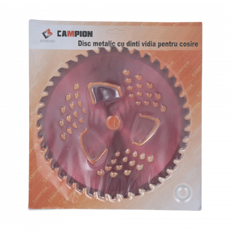 Disc Vidia pentru Motocositoare Nr. 10, 255, cu aripioare, Rosu [1]
