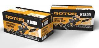 Drujba electrica Rotor R1800, 1.8KW-1800W, Lama 35/14"mm, Negru/Galben [2]
