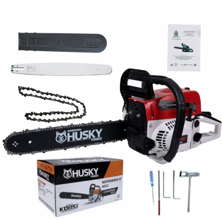 Motofierastraie - Drujba pe benzina Husky 0052, 52 CC, 4 Cp, lama 40 cm