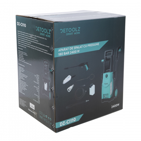 Aparat de spalat cu presiune 180Bar, Detoolz, 2400W, Smart Work [5]