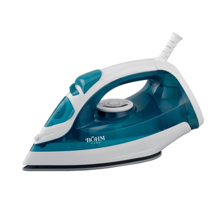 Electrocasnice - Fier de calcat cu abur BOHM Home BIC-1801BW, 1800W, rezervor 170 ml, talpa ceramica
