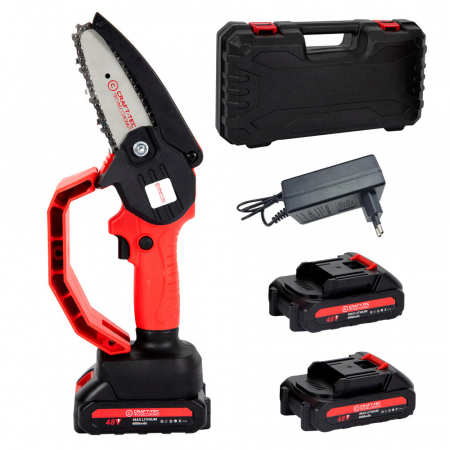 Fierastrau de mana, cu lant CRAF-TEC 48V, 2 acumulatori, 2000mAh, 600W [1]