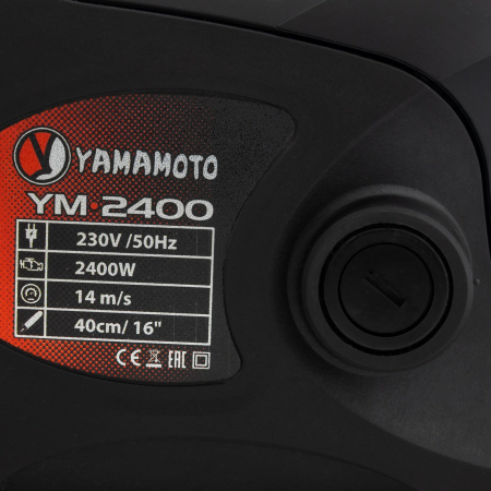 Fierastrau electric cu lant YAMAMOTO YM2400, 2400W, Viteza de rotatie 14 m/s, Lama 40cm [10]