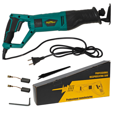 Scule si Unelte - Fierastrau pendular tip sabie DDT Mustang, Adancime de Taiere 200 mm Lemn, 8mm Otel, 12mm Aluminiu, 1100 W, Viteza Variabila 2700 rpm