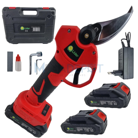 Foarfeca electrica cu 2 x acumulatori LIDER 36V, 6000mAh, geanta de transport [1]