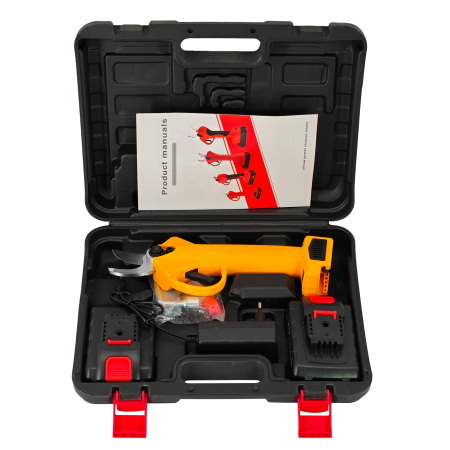 Foarfeca electrica pentru vita de vie, crengi DDT-CRISTAL, cu 2 Acumulatori 21 V, 2000 mAh [2]
