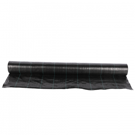 Folie pentru mulcire Micul Fermier GF-1856, 1.5 mm x 100 m, Negru [1]