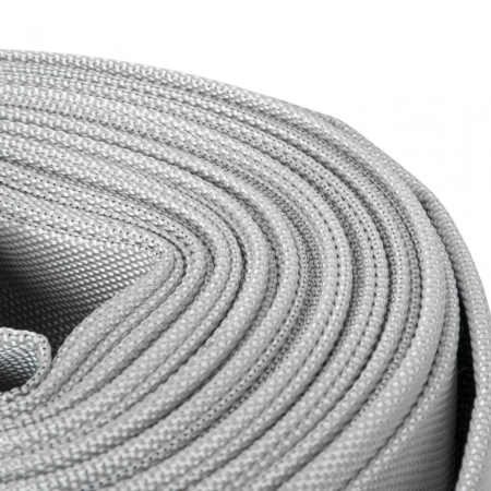 Furtun pomper, 2'', 20m, 8 bari, cu cuple, Alb [1]