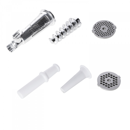 Masina electrica de tocat carne MGB-080 - Micul Fermier GF-0418, Alba, 1200W, 1.6 kg/min. [3]