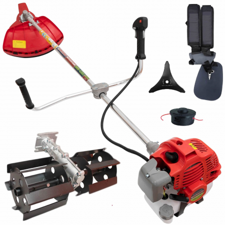 Motocoase pe benzina - Motocoasa pe benzina IJMASH BKI 4300, 5.7CP + Prasitoare + Ham dublu