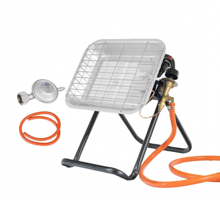 Climatizare - Incalzitor pe gaz BOHM, 4.5kW, suprafata incalzire 20-80 m², regulator GPL + furtun GPL 1.5 m