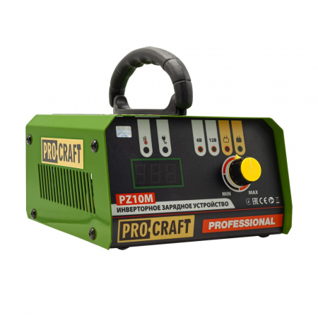 Compresoare - Incarcator auto cu cablu, Procraft Pz10M, 165 W, 6V-12 V, 10-150 Ah