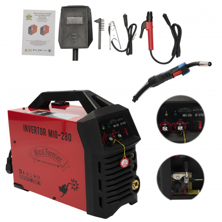 Invertor Micul Fermier MIG-280 GF-0755, 280A, electrod 1.6 - 4.0mm, sarma 0.6 - 1.2mm [0]