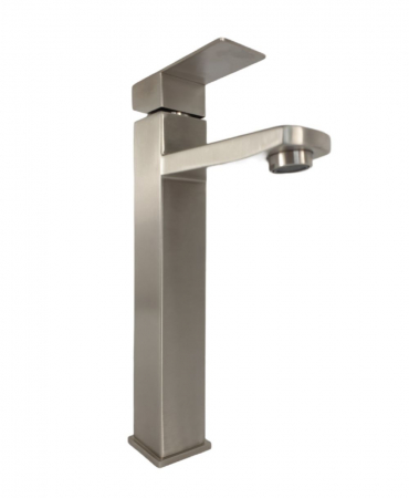 Baterii - Baterie lavoar MIXXUS KUB-001-HIGH din otel inoxidabil, Monocomanda, Racorduri incluse