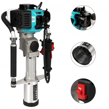 Masina batut stalpi Detoolz DZ-C234, 1.8Nm, 2000BPM, motor 44CC, 2T [2]