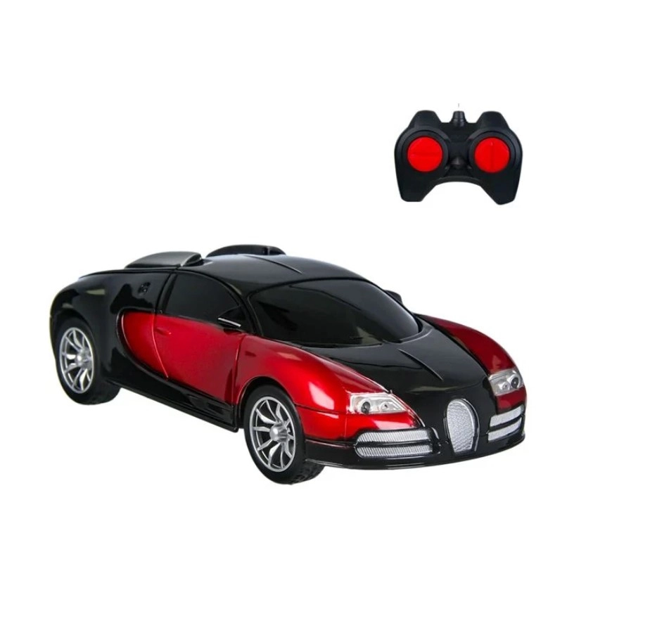 Masina cu telecomanda R/C VEHICLE, functii de miscare, +8ani,Rosie/Neagra [0]