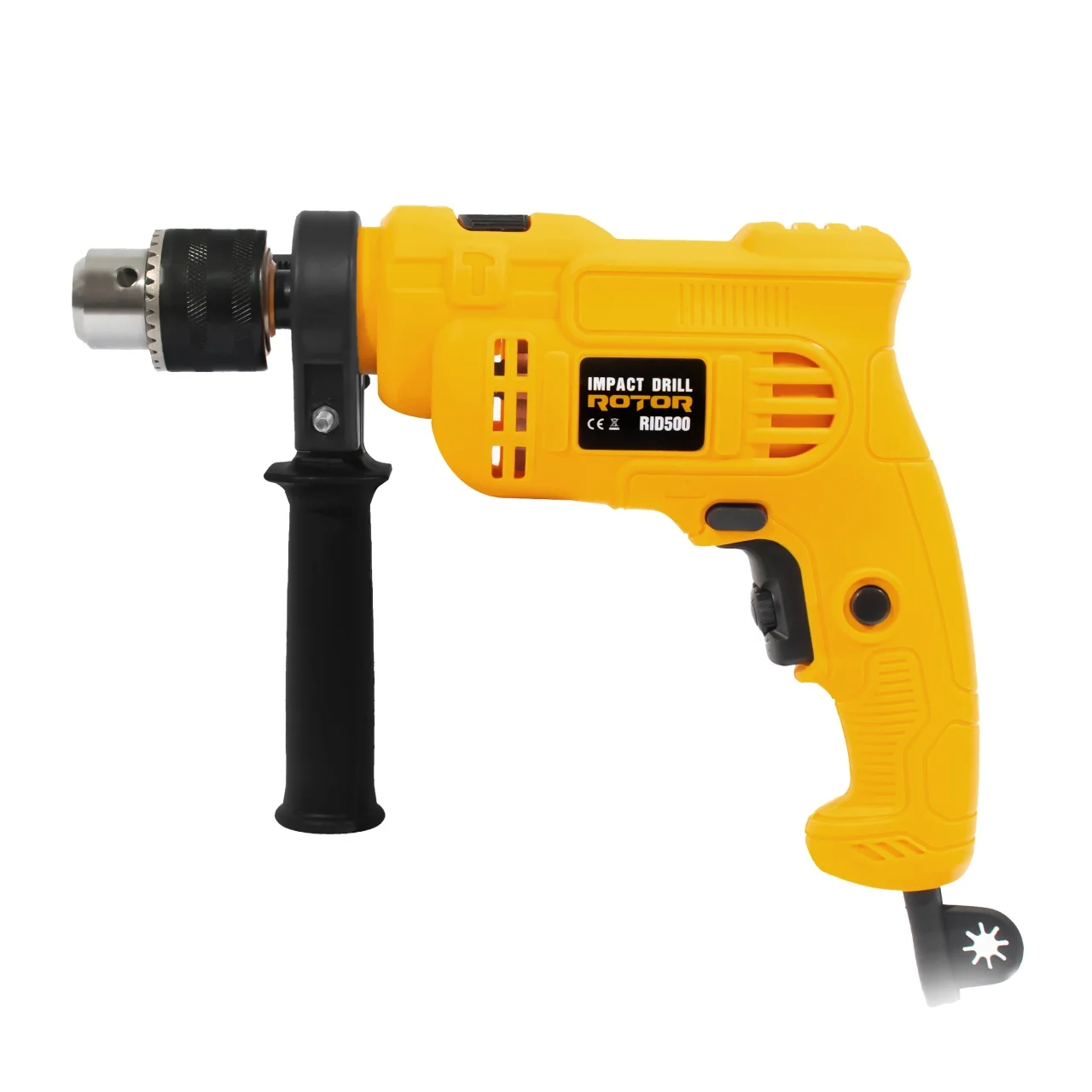 Masini de gaurit si insurubat - Masina de gaurit Rotor RID500, 500W, 3000RPM, Diametru gaurire otel 13mm/lemn 25mm