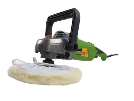 Masini/Aparate slefuit - Masina de polisat Procraft PM2100E, 180mm, variator, 3300rpm, 2.1kW, LCD display