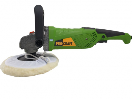 Masina de polisat Procraft PM2100E, 180mm, variator, 3300rpm, 2.1kW, LCD display [3]