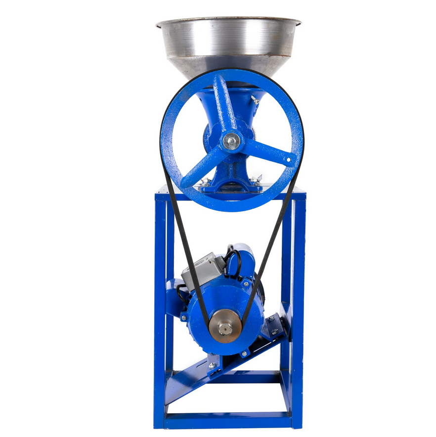 Masina de tocat carne cu palnie si motor electric Nr.32 Altai, 2.5KW, 1400RPM, Fonta, Albastra [5]