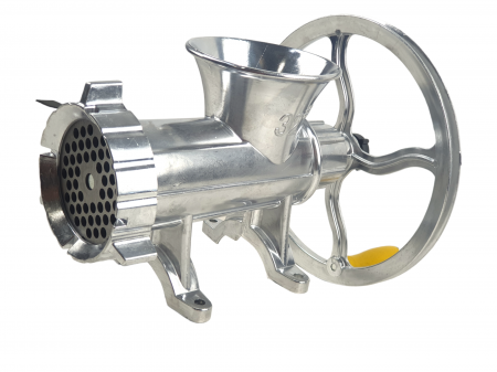 Masini de tocat - Masina de tocat carne manuala Elefant TB-4, Aluminiu, cu rulment