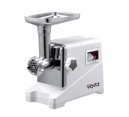 Masini de tocat - Masina de tocat carne Oliver Voltz, 2000W, accesoriu rosii, carnati, chiftele, 3 site incluse, Alba