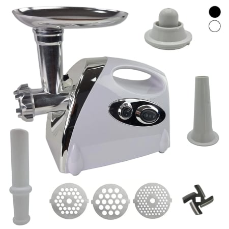 Bucatarie - Masina de tocat carne Ypan, 2800W, carnati, chitfele, 3 site, functia revers, motor cupru