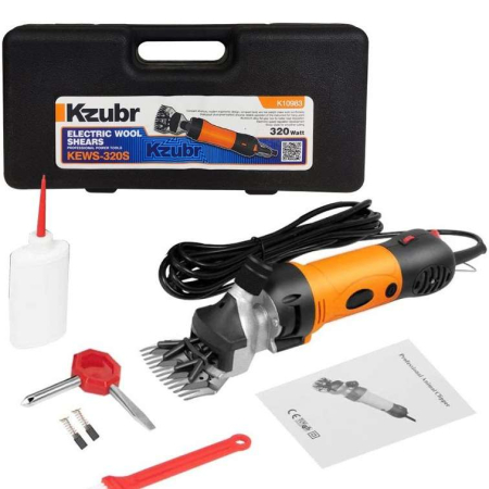 Masini tuns animale - Masina de tuns oi Kzubr, 320W, 2600RPM, Geanta de transport