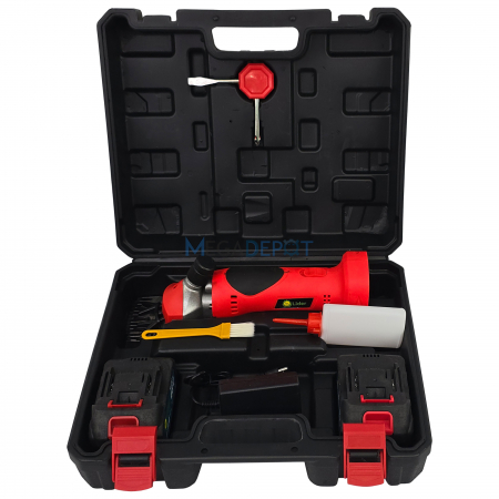 Masina de tuns oi pe acumulator Mencoza™ Lider, 48V, 6000mAh, 2 acumulatori, accesorii incluse, cutie de transport si depozitare [3]