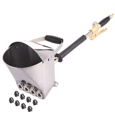 Masina pneumatica de tencuit pereti si tavan cu duze Campion CMP0713, Directie orizontala, Presiune 6-9 bari, 50m² / h, Aluminiu/Inox [0]