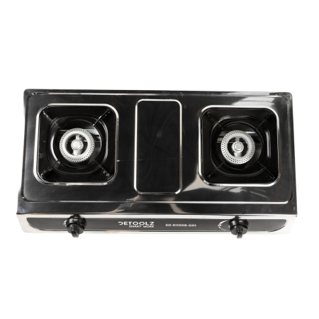 Mini aragaz portabil, Detoolz, 5.6kW, 2 ochiuri, Piezo [1]