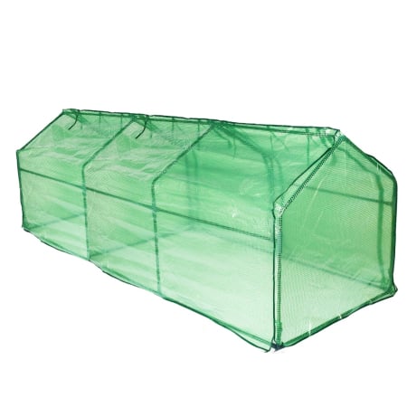 Sera, Solarii, Prelate,Cuibare gaini - Mini-Sera Polietilena Micul Fermier 4 x 1 x 0.8m, densitate 140g/mp