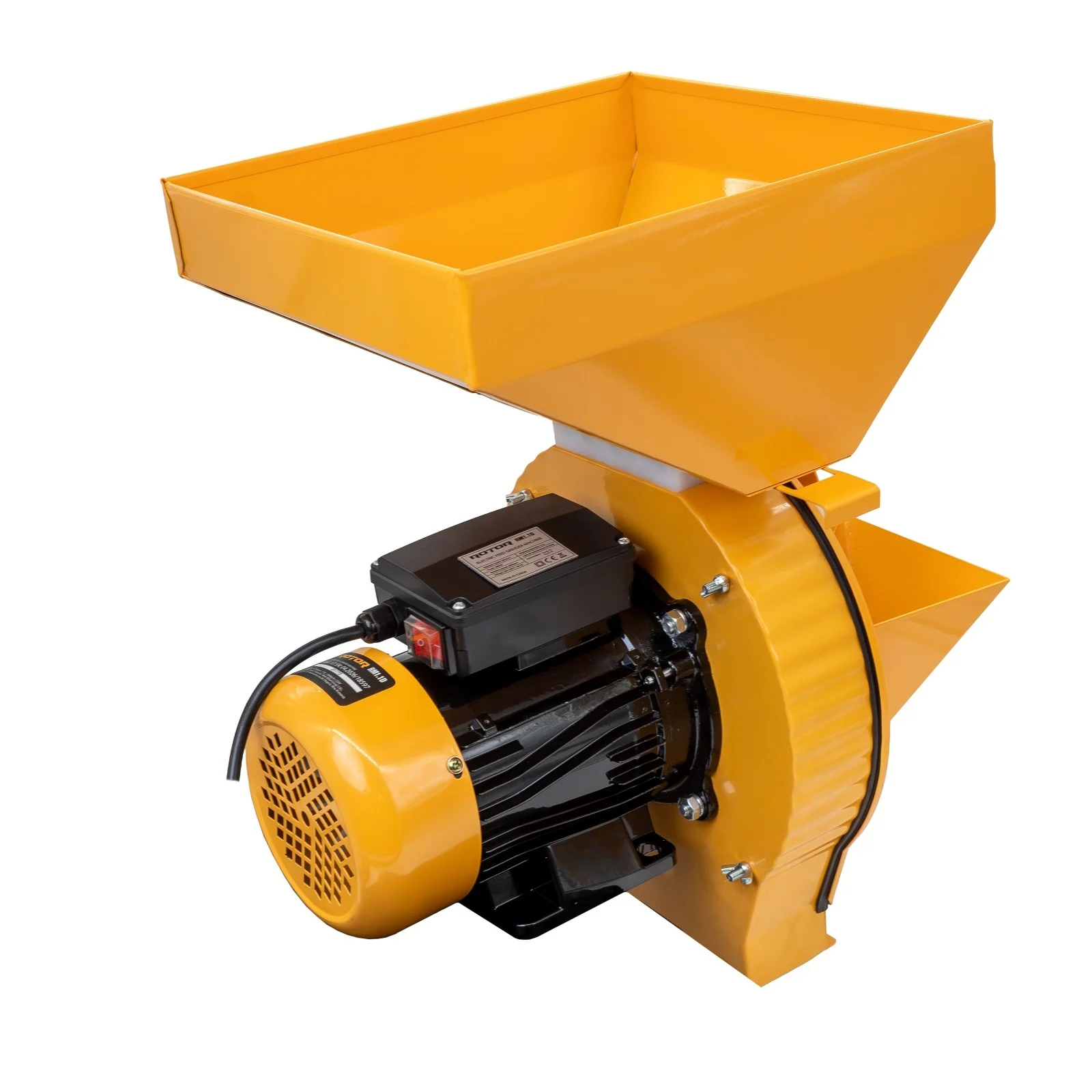 Moara electrica multifunctionala Rotor, 3900W, 2850RPM, Cuva 15L, Productivitate 200Kg/h, 4 site incluse [2]