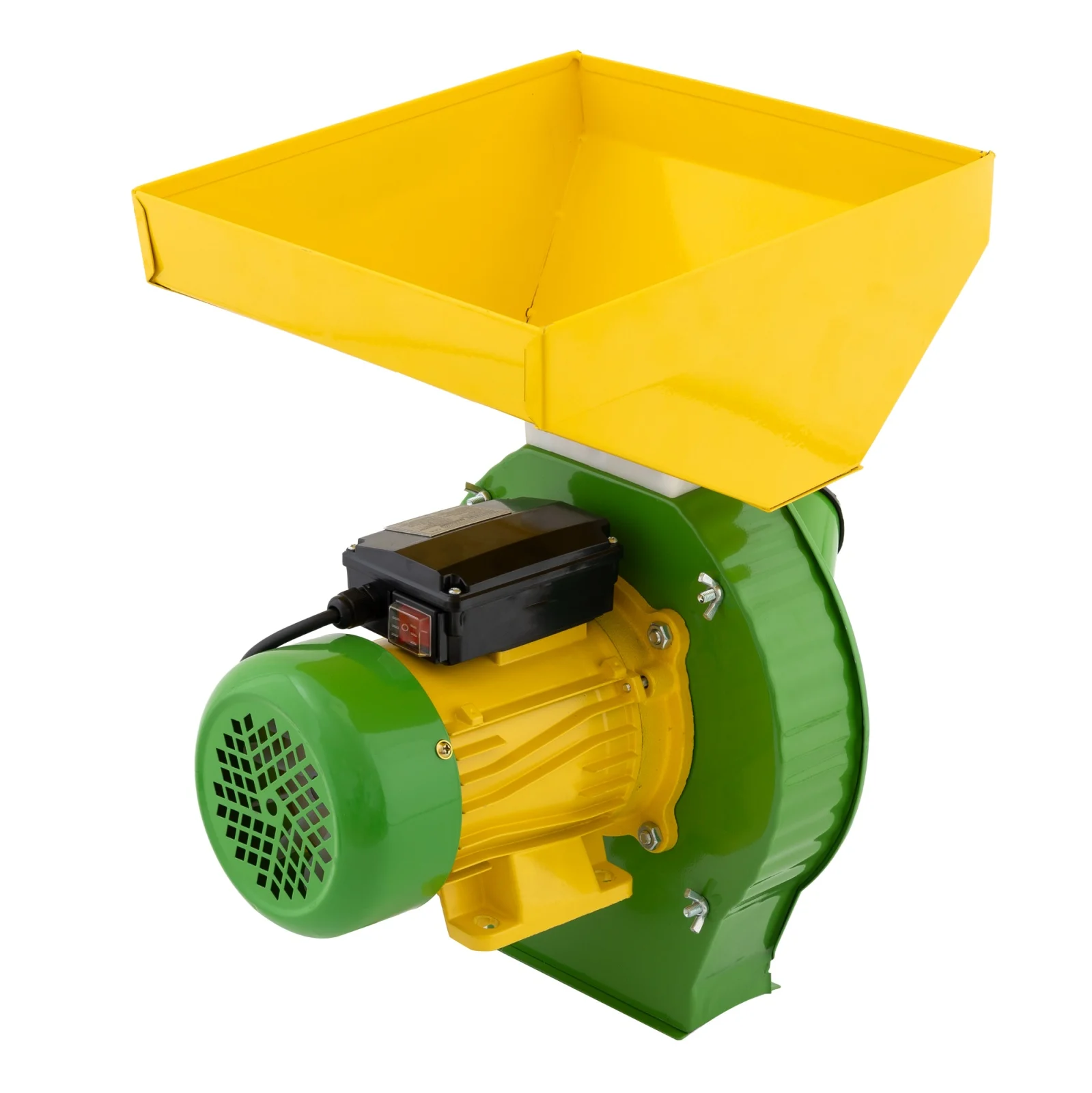 Moara electrica PartnerPRO, 3900W, Productivitate 240Kg/h, 2850RPM, Galbena/Verde [5]