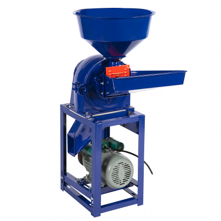 Mori & Batoze - Moara faina uscat/umed Micul Fermier 9FZ-21 GF-2149, 2.2KW, 250Kg/h, Albastra