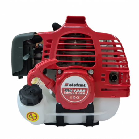 Motocoasa pe benzina ELEFANT MC4300, 5.7 CP, 52CC, Ham + accesorii incluse [3]