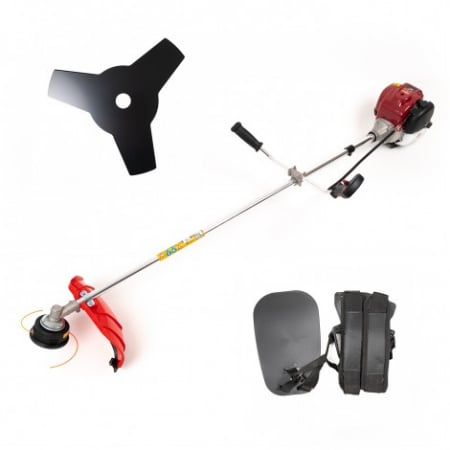 Motocoasa in 4 timpi Lider T5600, 5.6KW-7CP, 62CC, 3000-9000RPM, Disc 3T, Ham sustinere [0]