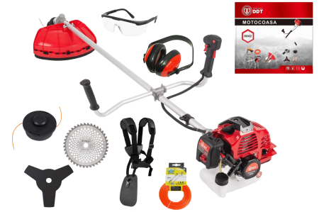 Motocoasa pe benzina DDT, 6 Cp, 51 CC, 8 acc. incluse [0]